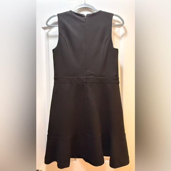 Michael Kors Black Dress Structured bodice, gold button accents, classic black - Picture 2 of 4
